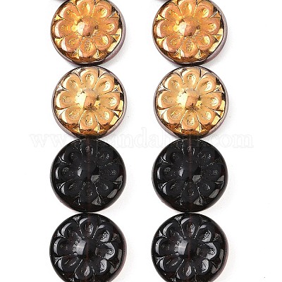 Чешские прессованные стеклянные бусины GLAA-I061-48B-1