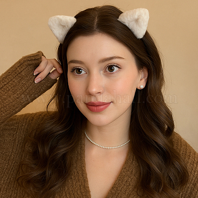 Épingles à Cheveux Oreilles De Porcelet - Lot De 2 Paires, Rose Et Rouge - Accessoire Déguisement Animal, Cosplay - 3