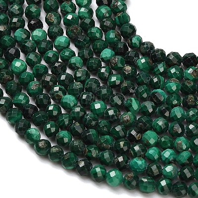 Природного малахита бисер нитей&nbsp;G-C262-A02-3mm-1