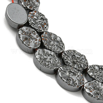 Немагнитные синтетический гематит бисер пряди G-I365-01-1