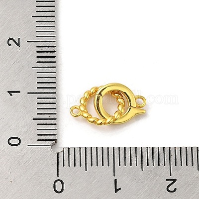 Покрытие стойки 925 застежка из стерлингового серебра STER-G038-06G-1