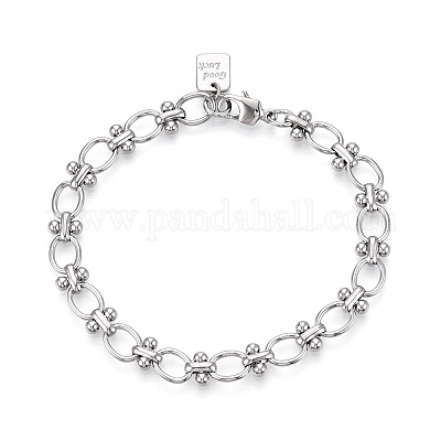 Латунь цепи браслеты BJEW-N032-03P-1