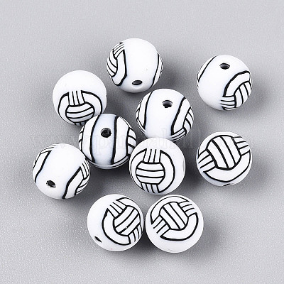 Бусины из полимерной глины  CLAY-N014-02A-09-1