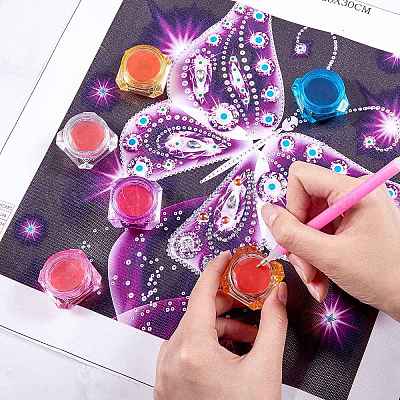 40шт 2 цвета сердце силиконовый клей глина&nbsp;DIY-SZ0003-44-1