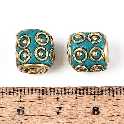 Индонезийские бусины ручной работы&nbsp;IPDL-N004-07C-1