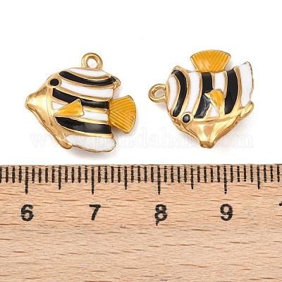 Подвески из нержавеющей стали 304 с эмалью STAS-C150-01I-1