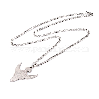 Не тускнеющие ожерелья из нержавеющей стали 304 NJEW-Q338-12P-1