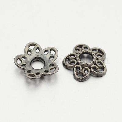 Тибетском стиле сплав шарик крышки K0P34051-1