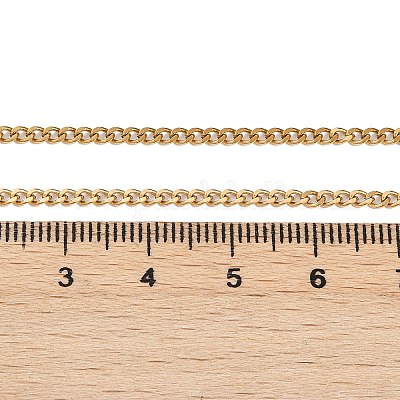 Ожерелья-цепочки в стиле унисекс в стиле кэжуал из нержавеющей стали 304 STAS-O037-16G-1