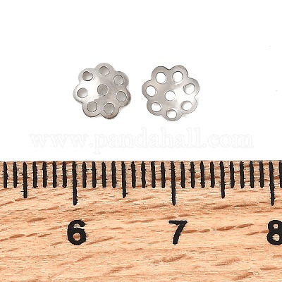 Бусины-колпачки из хирургической нержавеющей стали 316 STAS-F325-01P-1