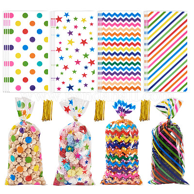 50шт. наборы мешочков для конфет из opp ABAG-TAC0006-41-1