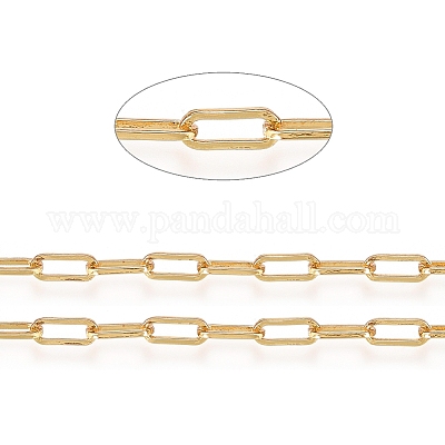 Паяные латунные цепочки для скрепок CHC-D025-04G-1