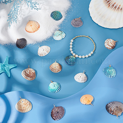 40 шт. Подвески из натуральных ракушек PALLOY-ME00020-1