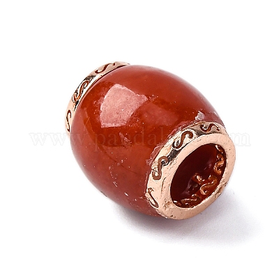 Латунные бусины из натурального мьянманского нефрита KK-Q050-05-1