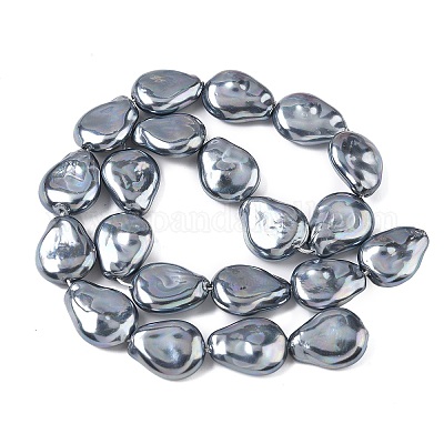 Гальванизированное непрозрачное стекло имитация жемчужных нитей EGLA-D302-02A-1