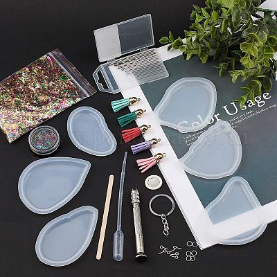 Наборы для изготовления силиконовых форм для брелоков своими руками DIY-OC0002-99-1