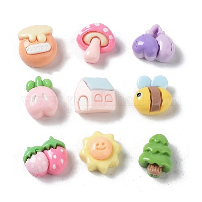 Непрозрачные кабошоны из смолы X1-CRES-M026-01-1