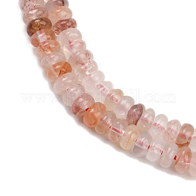 Нити бусин из натурального железистого кварца G-H292-A24-01-1