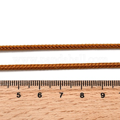 Изготовление ожерелья из плетеного нейлонового шнура толщиной 2.5 мм FIND-G095-01G-19-1
