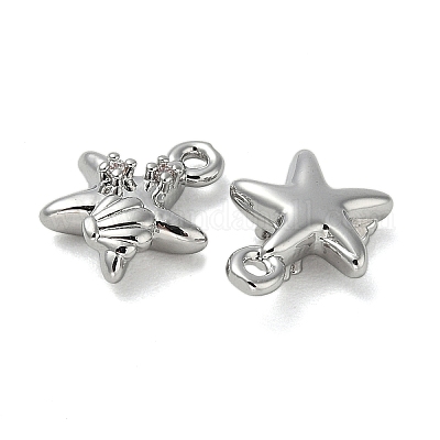 Латунные микро проложить кубического циркония подвески KK-U045-09P-1