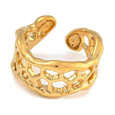 Кольца-манжеты из нержавеющей стали 304 для женщин RJEW-L125-03G-04-1