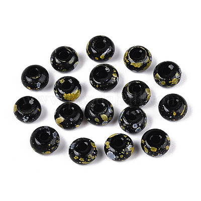 3/0 стеклянные бусины с краской для запекания X1-GLAA-G118-02I-1