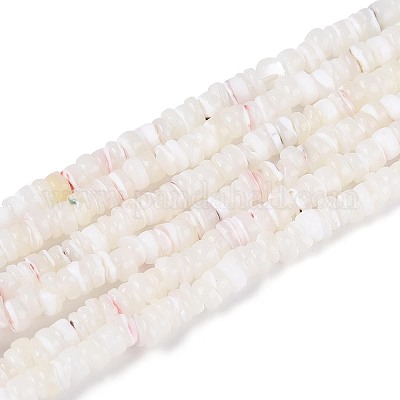 Нити бусин из натуральных трохоидных/трохус ракушек SSHEL-N040-21H-1