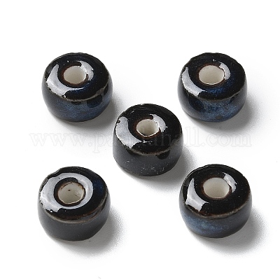 Фарфоровые бусины ручной работы PORC-L080-C22-1