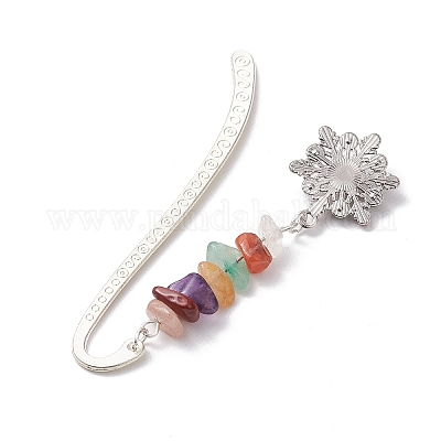 Закладки для книг из сплава на рождественскую тематику AJEW-JK00338-1