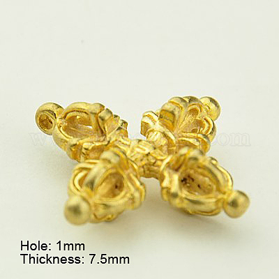 Латунные буддийские подвески X-KK-K053-G-1