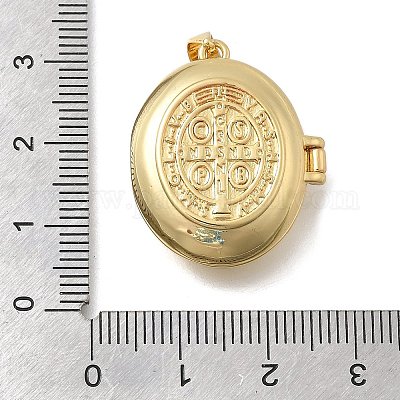 Подвески латуни медальон KK-D431-030A-G-1