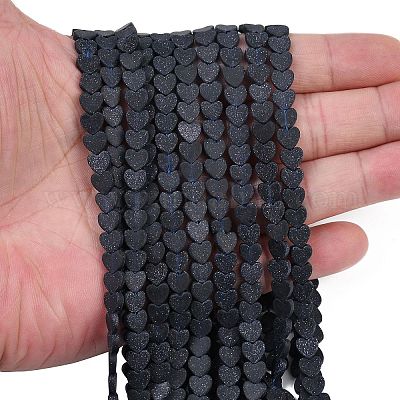 Синтетический синий авантюрин бисер нитей G-A272-A01-01-1