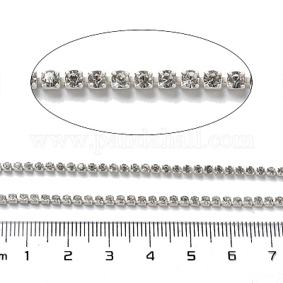 Железная цепочка для стеклянной чашки со стразами CH-U001-01X-1