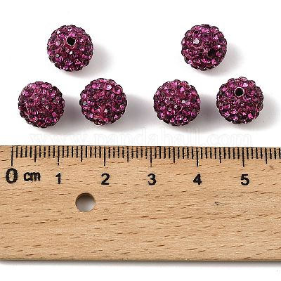 Pave disco бусины&nbsp;RB-H258-10MM-502-1