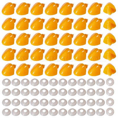 Треугольный рот пластиковой утки-куклы KY-WH0046-143-1