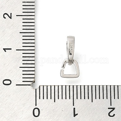 925 серебряная застежка-замочек «Твистер» с микропаве и кубическим цирконием. STER-U006-09P-1