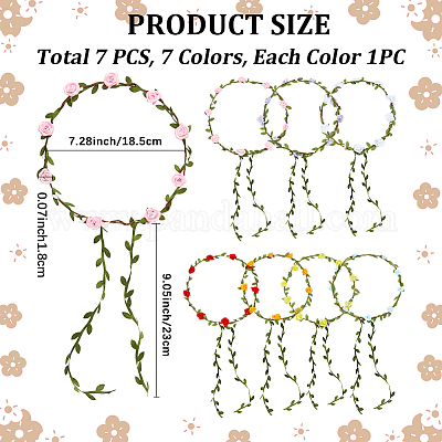 7 шт. 7 цвета&nbsp;AJEW-CP0008-27-1