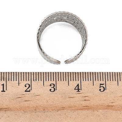 Кольца-манжеты из нержавеющей стали 304 для женщин RJEW-A079-09C-P-1