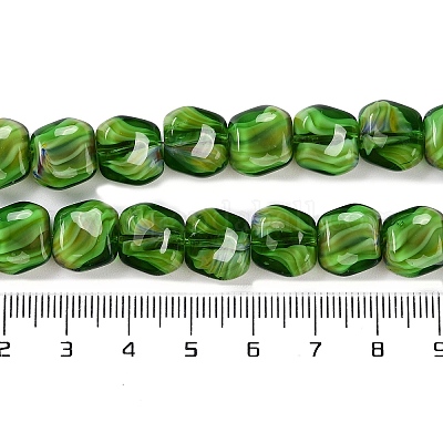 Стеклянные бусины миллефлори ручной работы LAMP-M018-01A-05-1