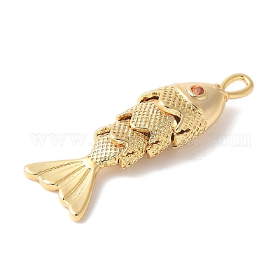 Латунные микропаве прозрачные подвески с фианитом X-KK-U064-18A-G-1