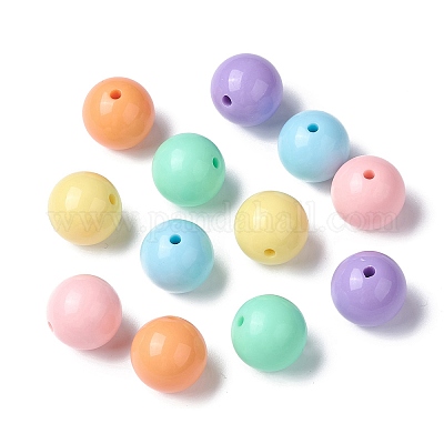 Непрозрачные акриловые бусины MACR-S370-C20mm-M1-1