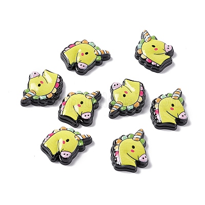 Непрозрачные кабошоны из смолы RESI-C027-05C-1