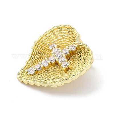 Латунные микро проложить кубического циркония подвески KK-S510-35G-01-1