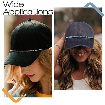 Цинковый сплав с цепочкой из искусственного жемчуга ABS и железа и синтетической бирюзы AJEW-CJC0020-004P-1-1