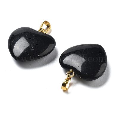 Природные подвески обсидиана G-G956-B40-G-1