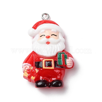 Рождественские подвески из непрозрачной смолы RESI-A049-05L-1