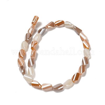 Стеклянные бусины с гальваническим покрытием  X-EGLA-P065-01A-03-1