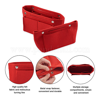 Изготовленные на заказ косметические мешочки на молнии из войлока GN-TAC0001-05E-1