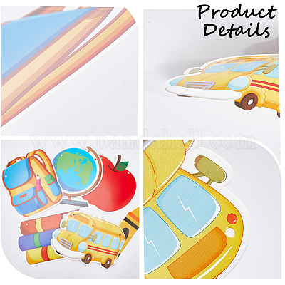 2 комплект из 2-х видов бумажных баннеров AJEW-GF0008-51-1