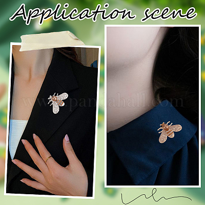 6 шт. 6 стиля кабошонов из сплава со стразами FIND-SC0009-45-1